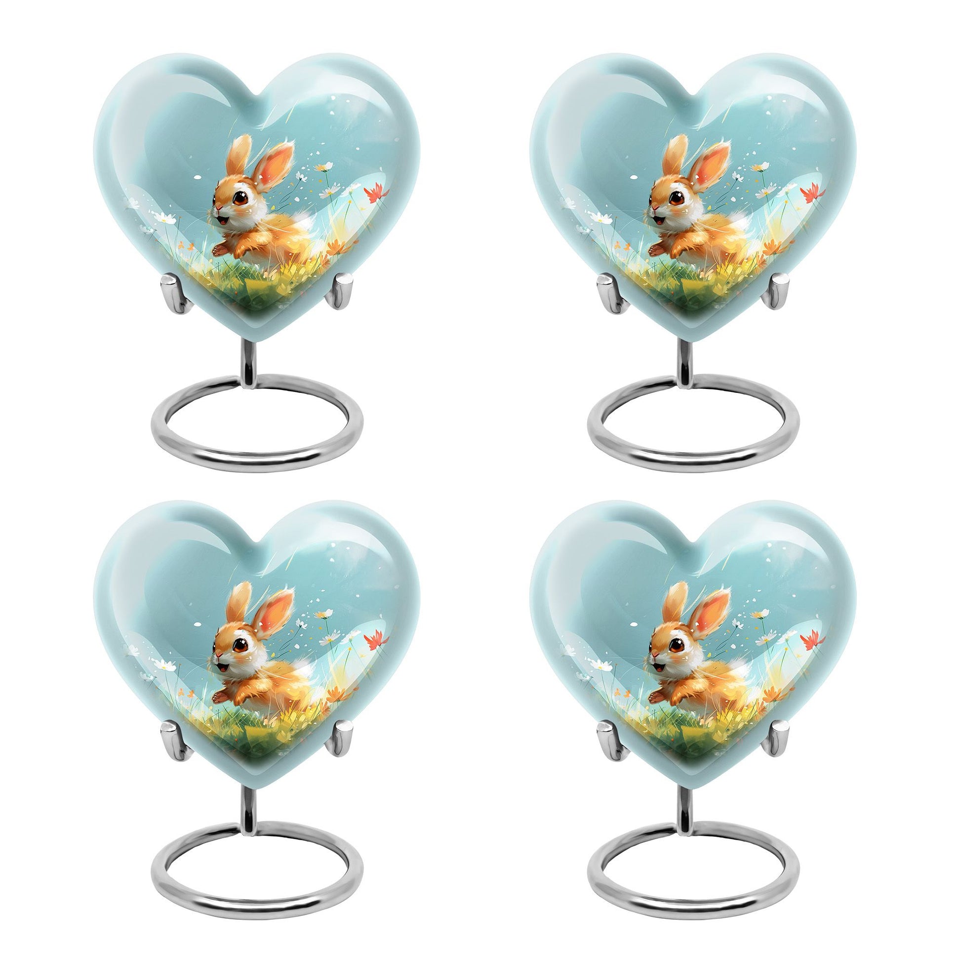 Baby Bunny Rabbit - Decorative Pet Memorial Keepsake For Beloved Animals