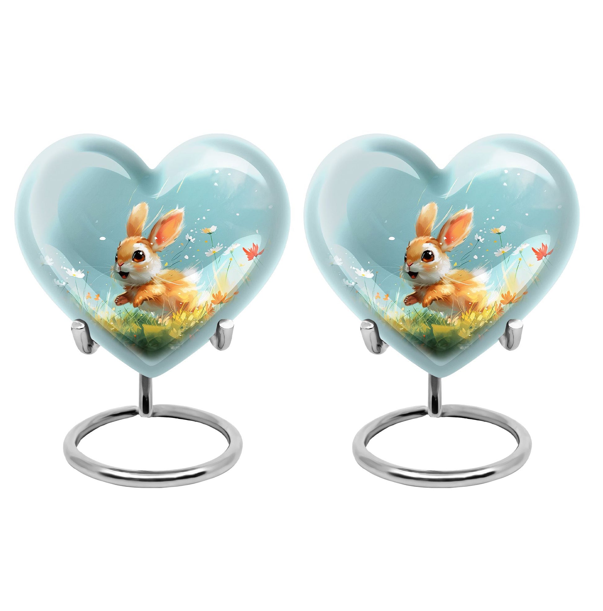 Baby Bunny Rabbit - Decorative Pet Memorial Keepsake For Beloved Animals