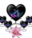 Vibrant Nebula Bunny - Rabbit Urn Memorial, Funeral Shape Urn
