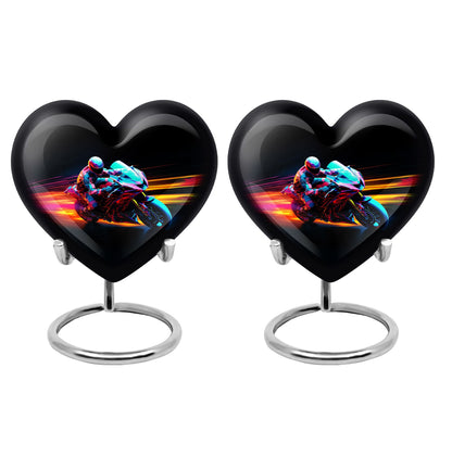 Personalized Motorcycle Cremation Urn for Dad - 10-inch, 200 cu in - Yatskia