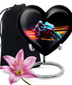 Motorcycle Rider Cremation Urn for Human Ashes - Memorial Urn for Dad