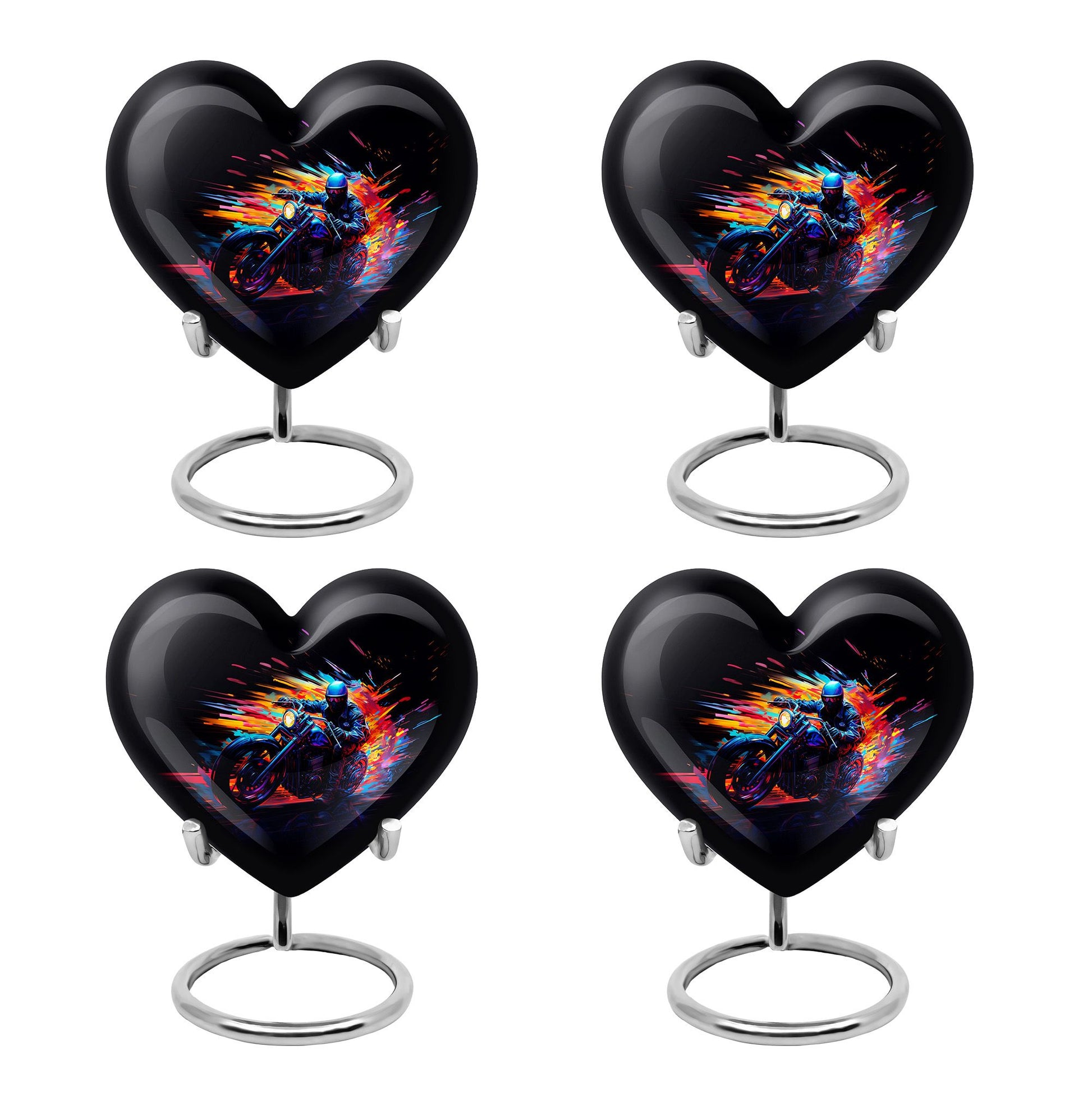 Racing Biker Urn for Human Ashes - Cremation Urns For Adults