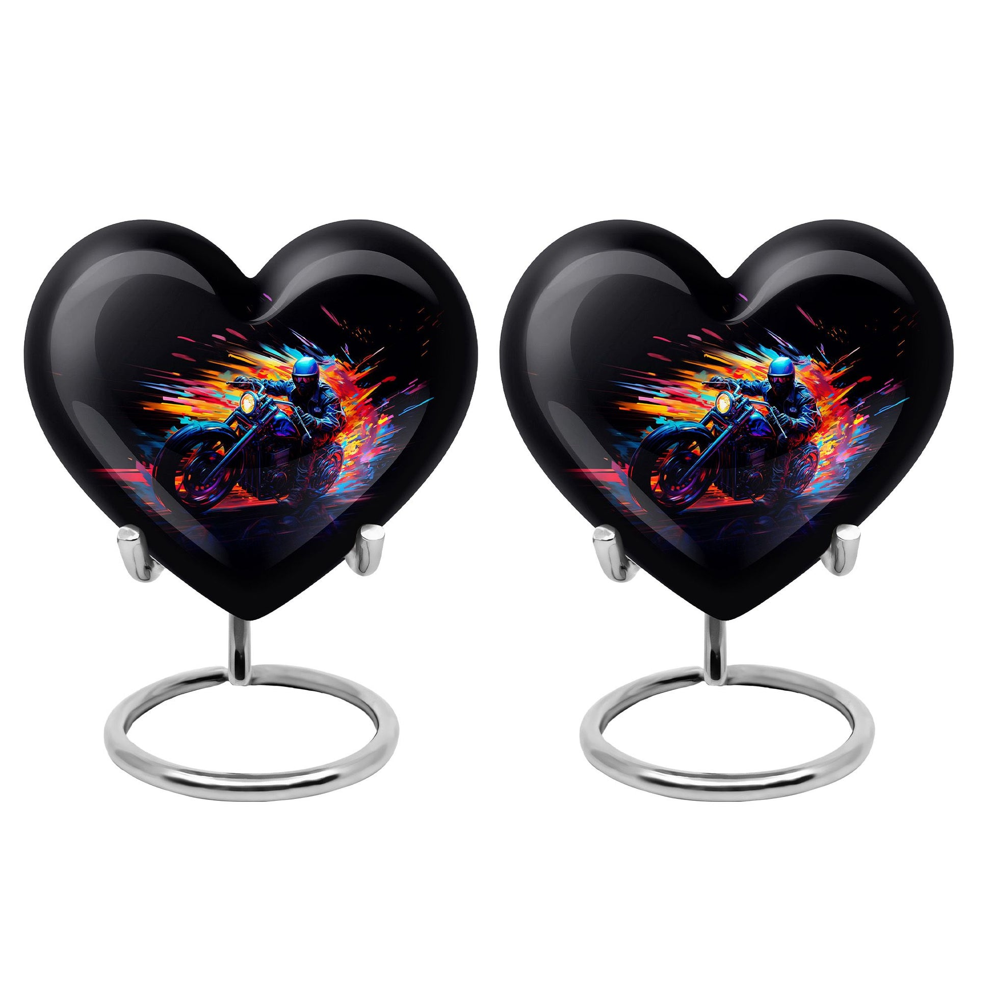 Racing Biker Urn for Human Ashes - Cremation Urns For Adults