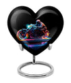 Neon-Colored Motorcycle - Urn For Human Ashes Adult Male