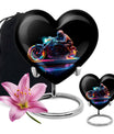 Neon-Colored Motorcycle - Urn For Human Ashes Adult Male