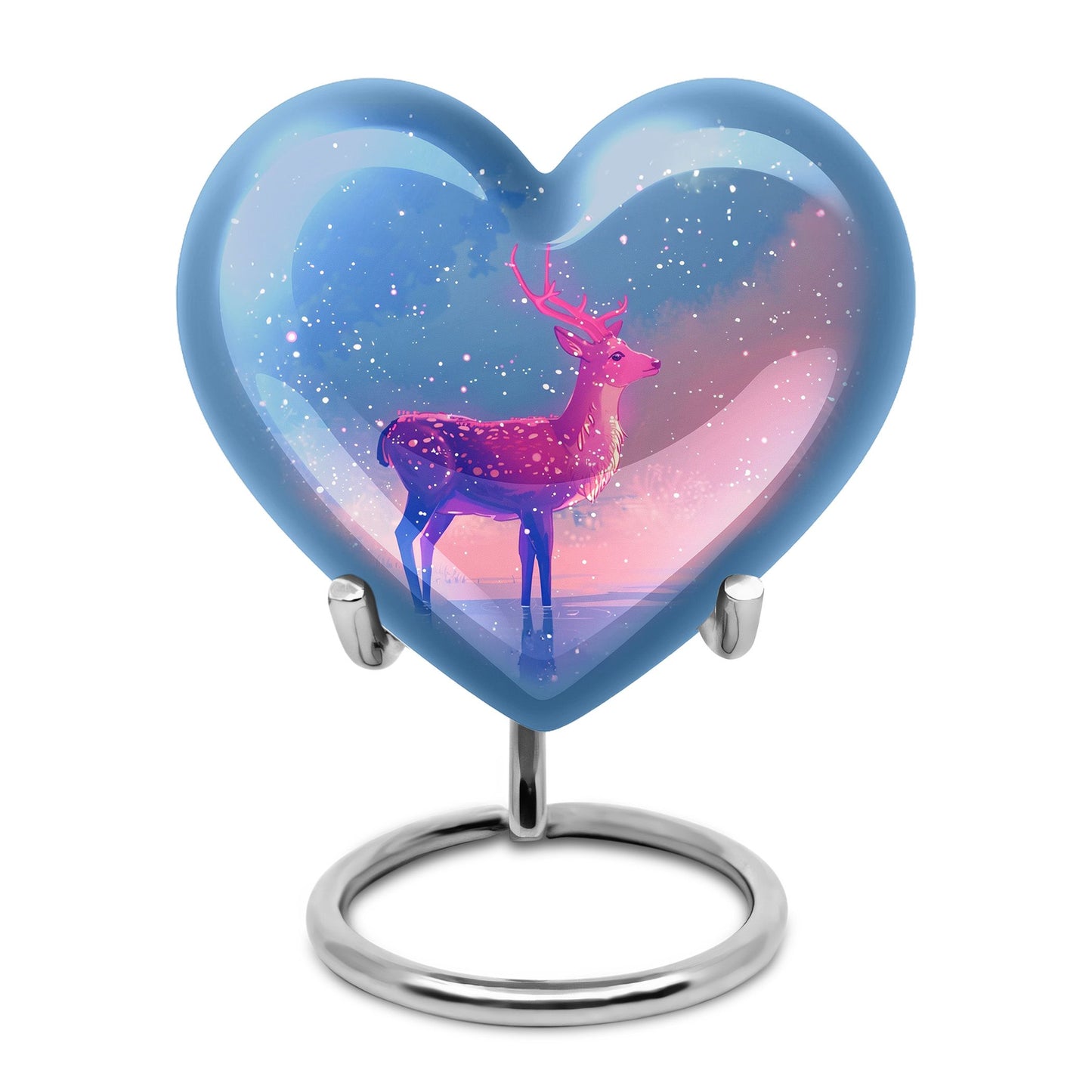 Personalized Deer Cremation Urn for Human Ashes - 10-inch, 200 cu in - Yatskia