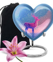 Winter Baby Deer Cremation Urn – Elegant Deer Design For Burial Ashes