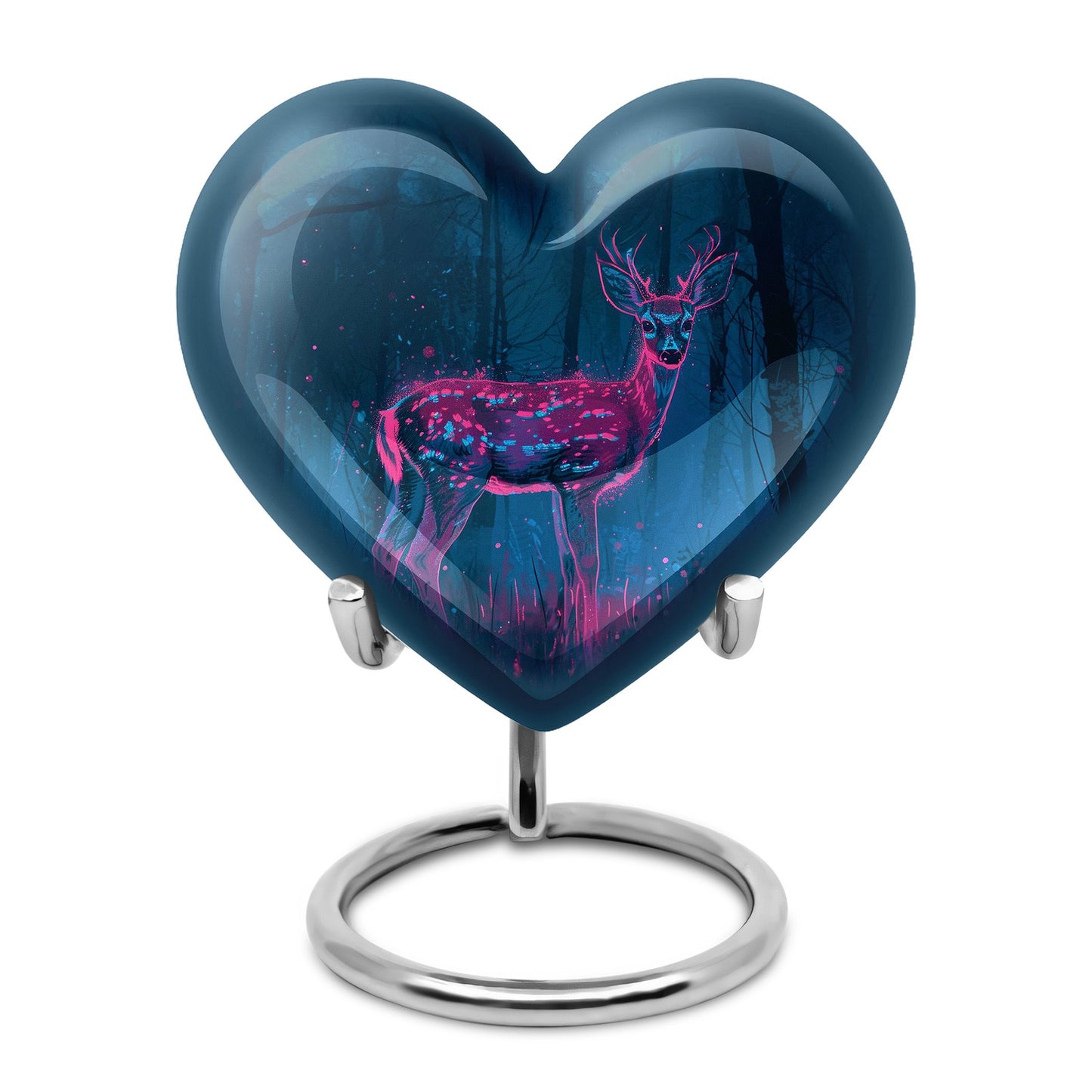 Personalized Deer Cremation Urn for Human Ashes - 10-inch, 200 cu in - Yatskia