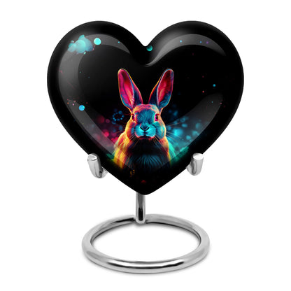 Colorful Personalized Rabbit Cremation Urn for Pet Ashes - 10-inch, 200 cu in - Yatskia