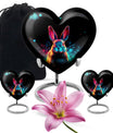 Colorful Rabbit Cremation Urn for Human Ashes - Urn for Mom and Dad