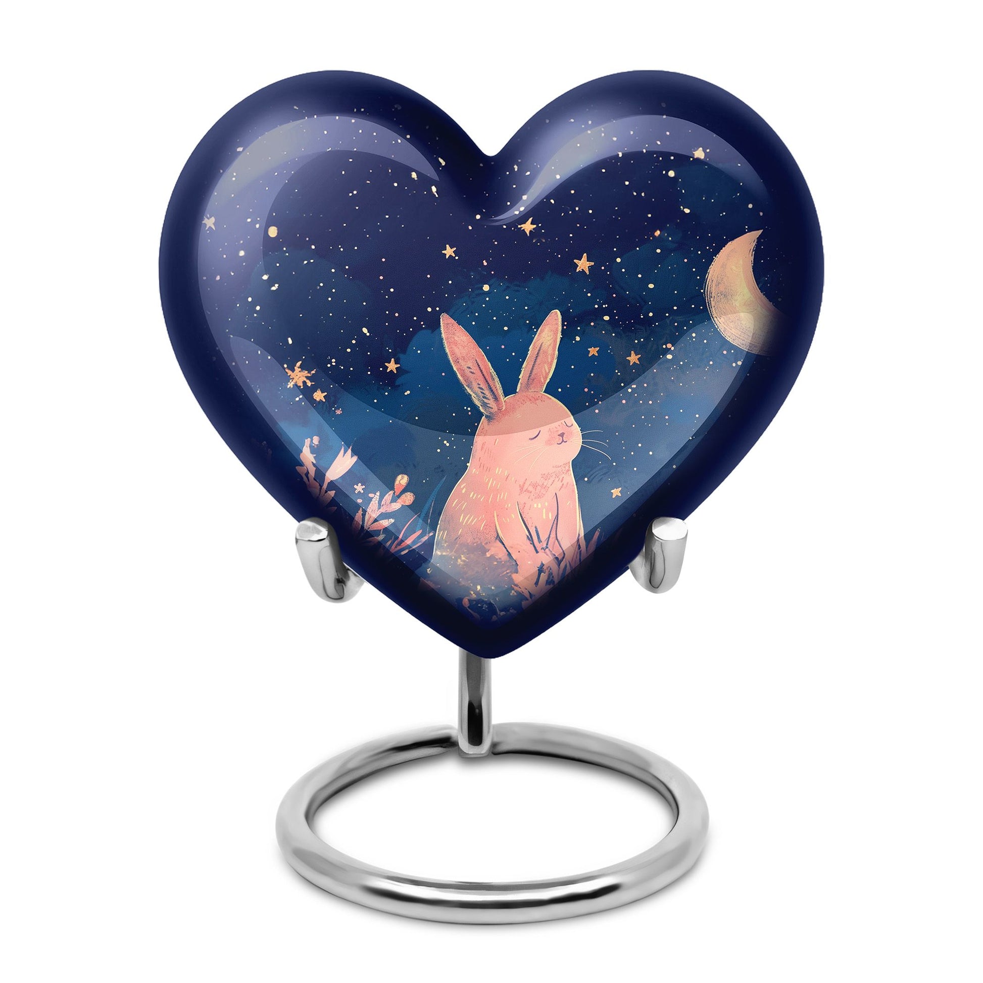 Starry Night Rabbit Cremation Urns For Human Ashes - Urns For Burial