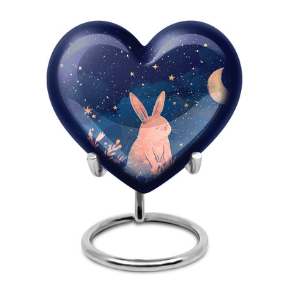 Personalized Rabbit Cremation Urn for Pet Ashes - 10-inch, 200 cu in - Yatskia