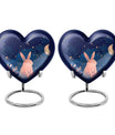 Starry Night Rabbit Cremation Urns For Human Ashes - Urns For Burial