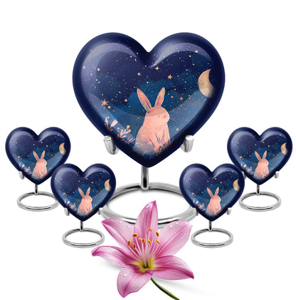 Personalized Rabbit Cremation Urn for Pet Ashes - 10-inch, 200 cu in - Yatskia