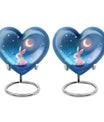 Moonlit Bunny Cremation Urns For Human Ashes - Rabbit Urn for Mom & Dad