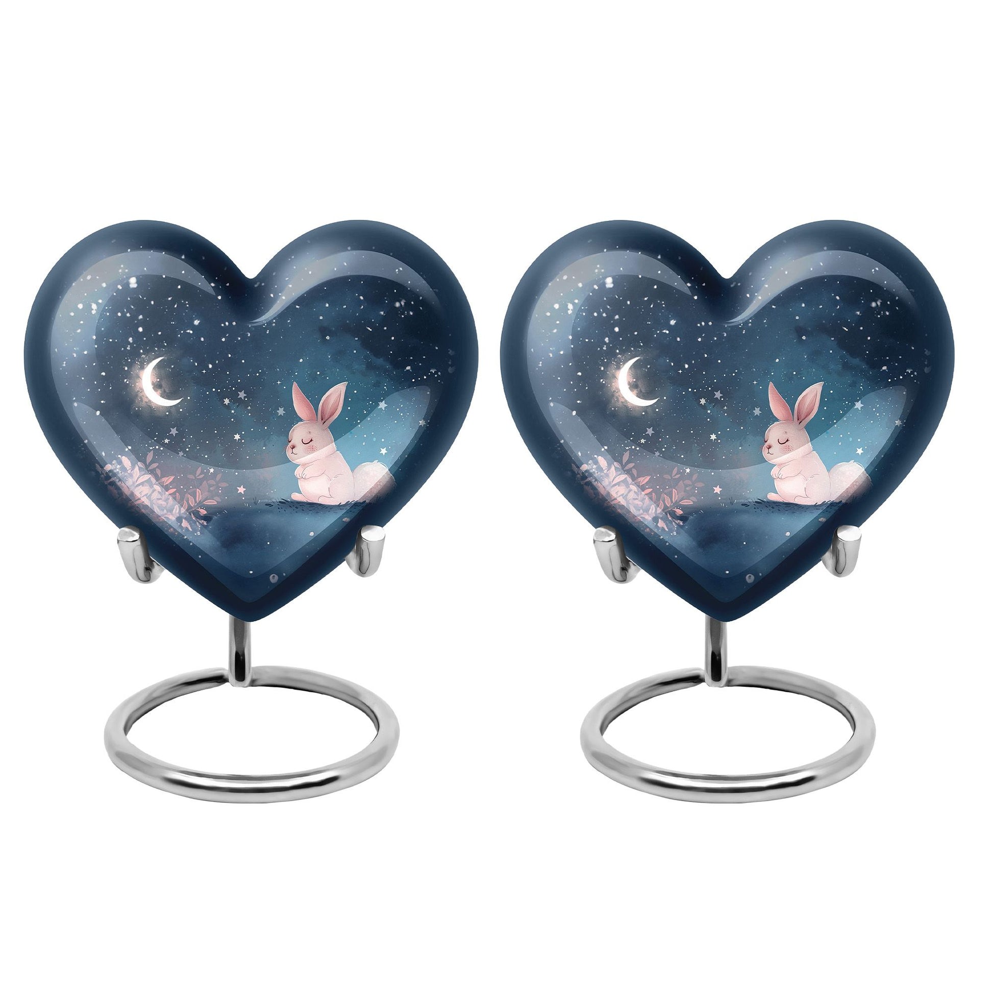 Night Bunny & Stars Urn - Urns For Human Ashes Women