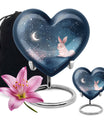 Night Bunny & Stars Urn - Urns For Human Ashes Women