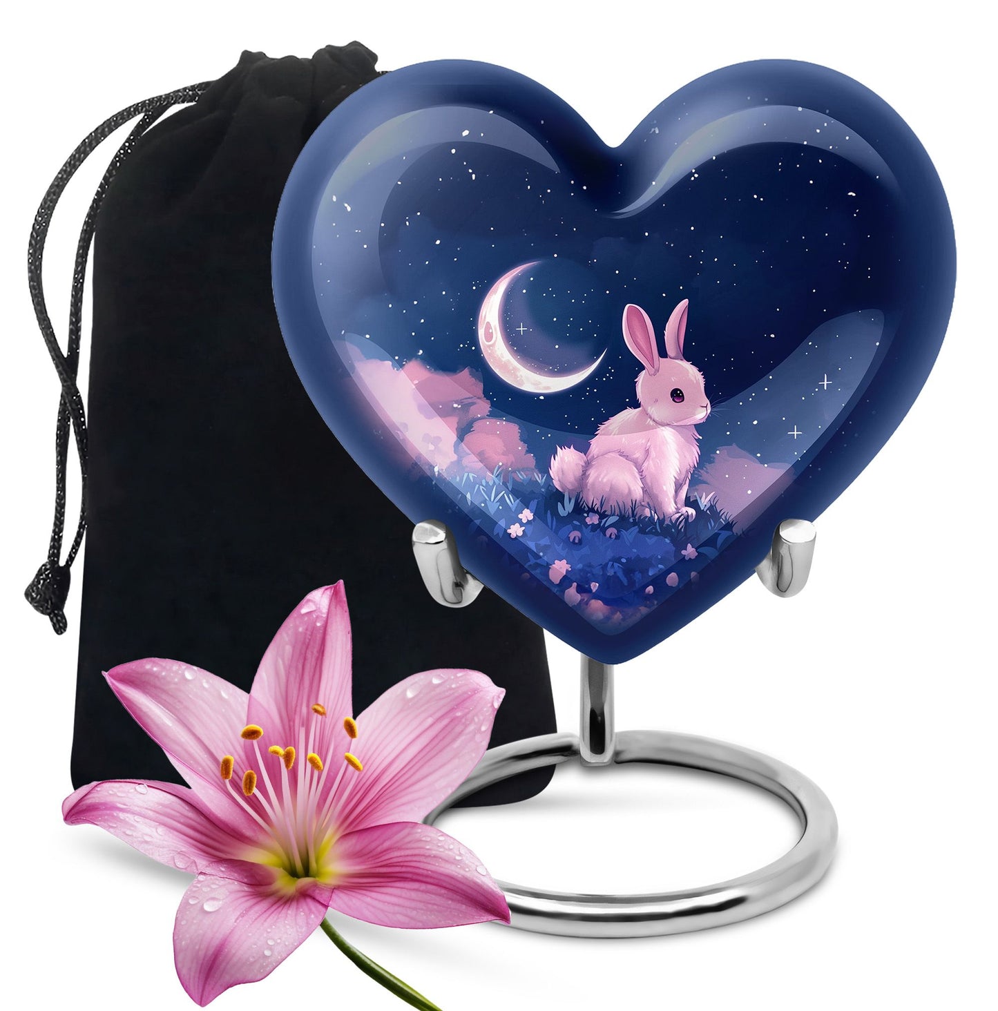 Personalized Galaxy Cremation Urn for Human Ashes - 10-inch, 200 cu in - Yatskia