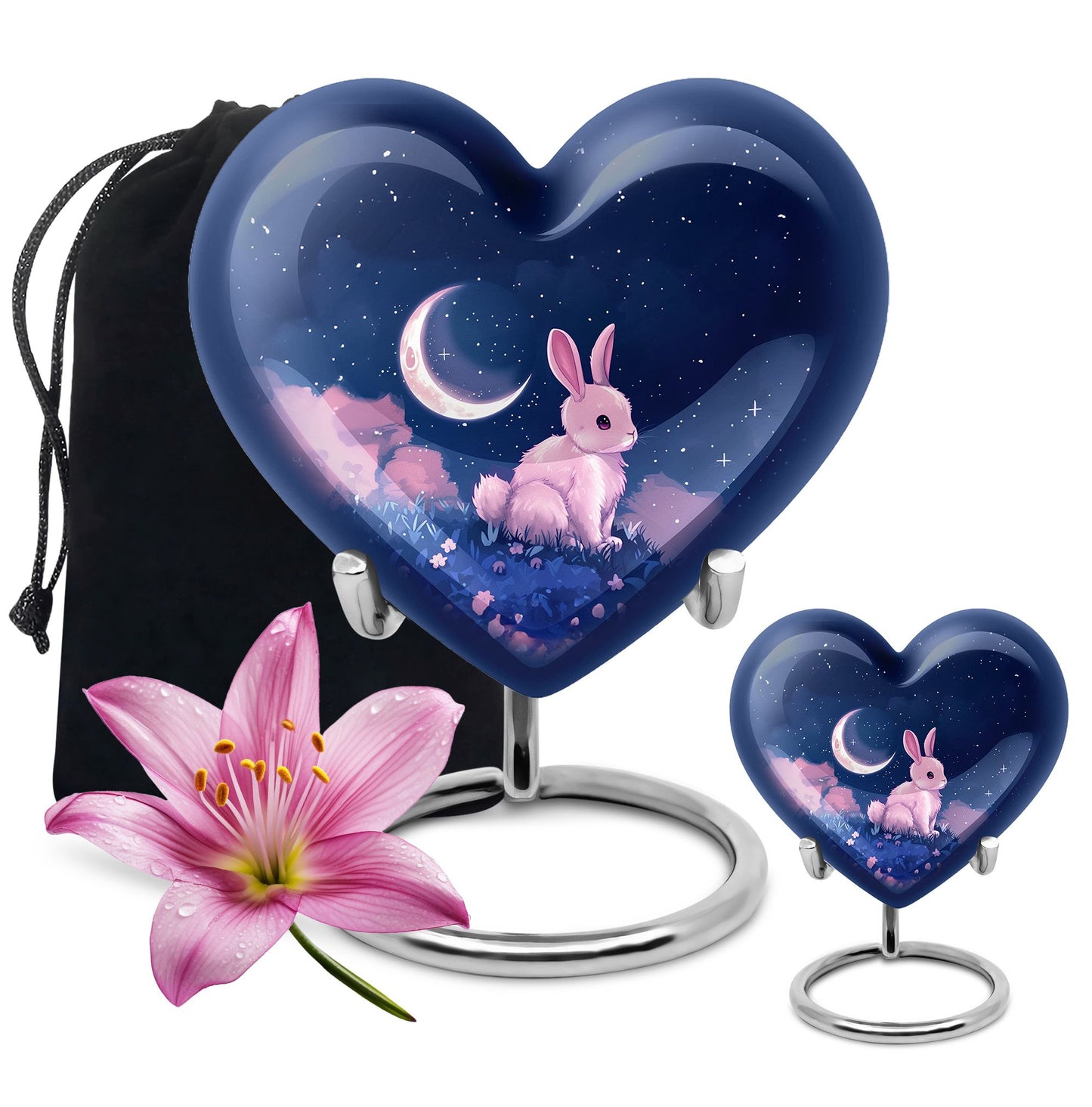 Personalized Galaxy Cremation Urn for Human Ashes - 10-inch, 200 cu in - Yatskia
