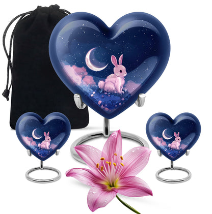 Personalized Galaxy Cremation Urn for Human Ashes - 10-inch, 200 cu in - Yatskia