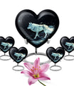 Wolf Cremation Large Urn - Urns For Human Ashes With A Wolf Drawing