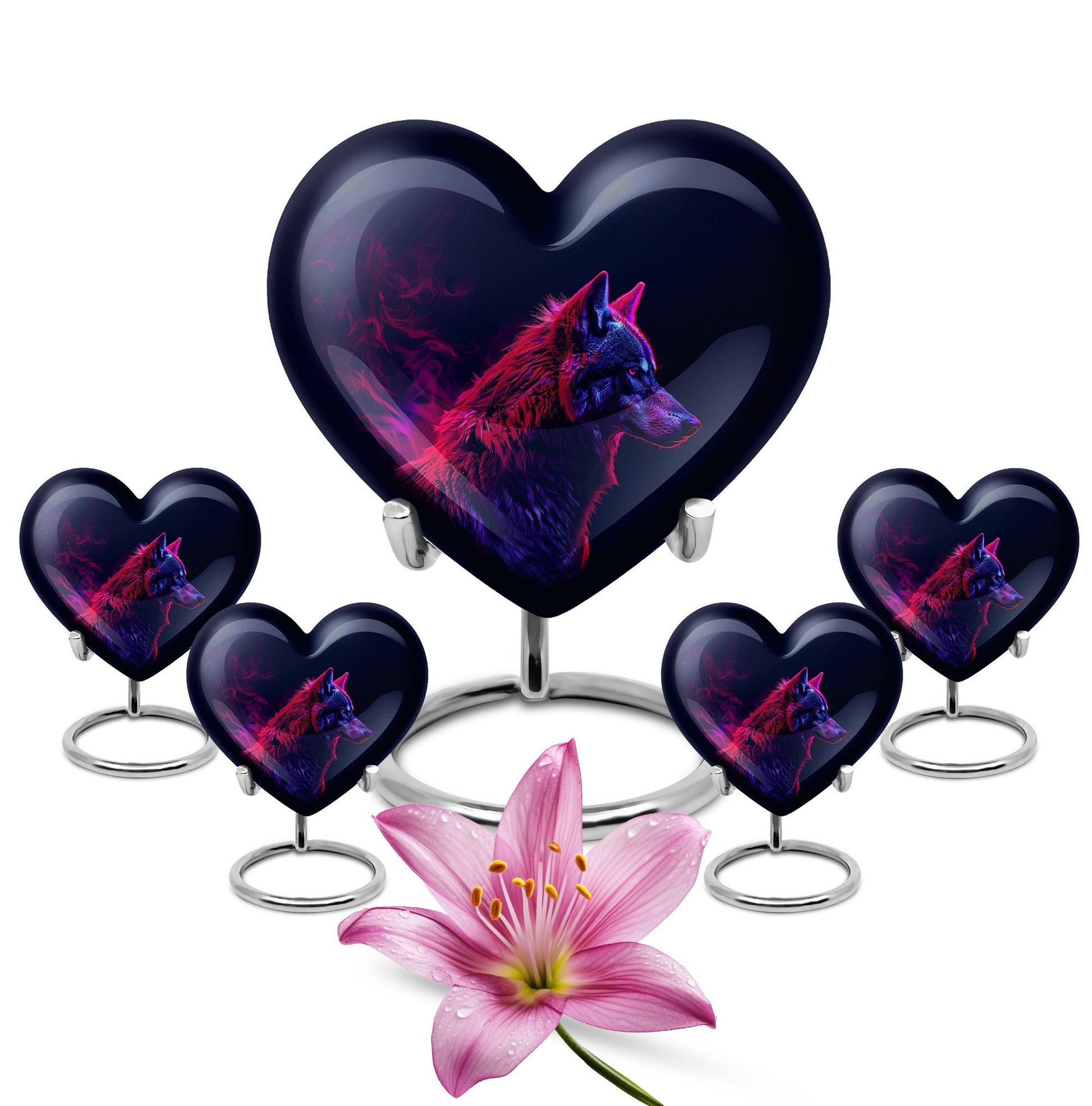 Wolf Cremation Urn - Wolf Urn For Human Ashes