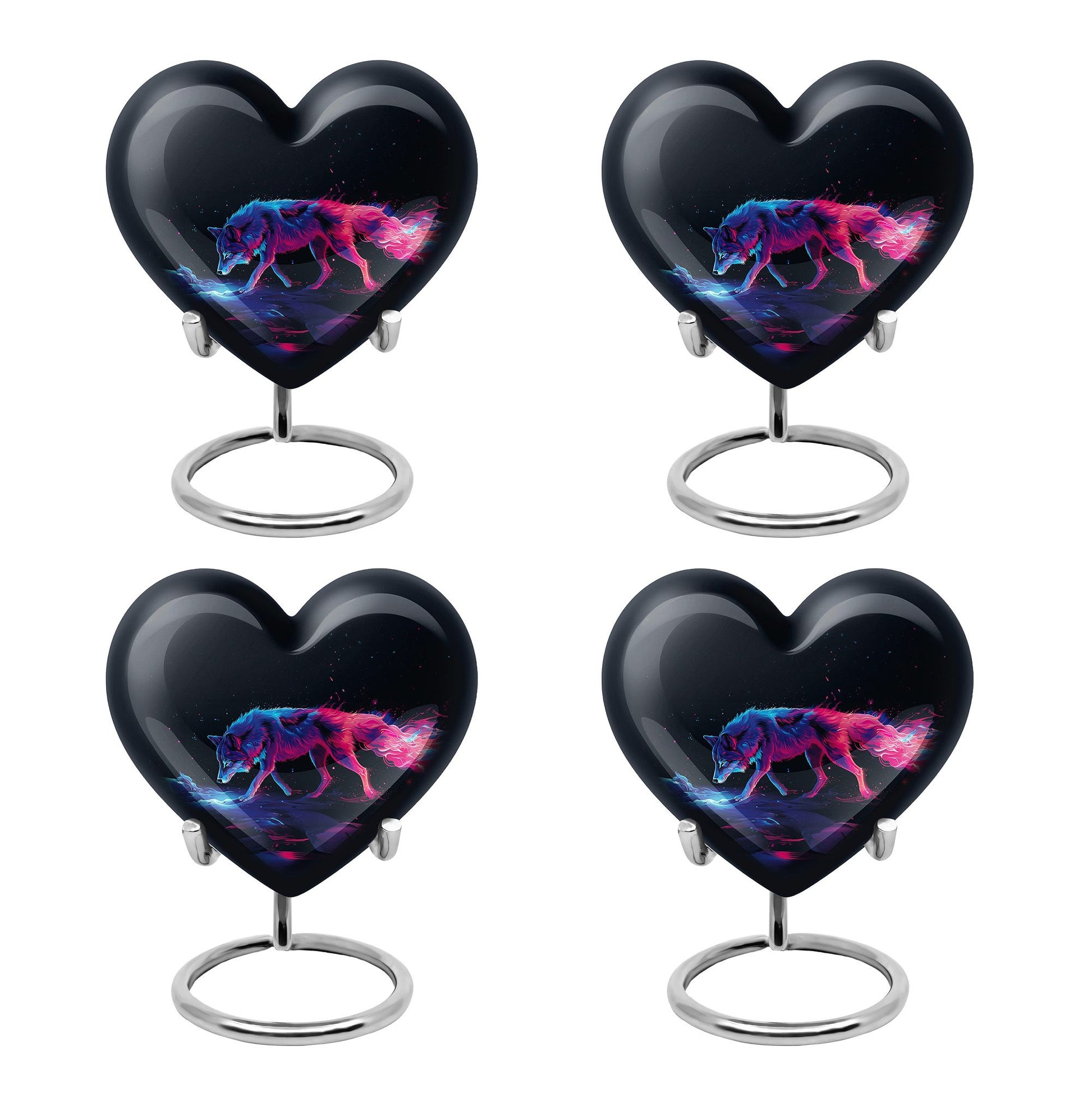 Wolf Cremation Urns For Human Ashes - Memorial Urn for Adults