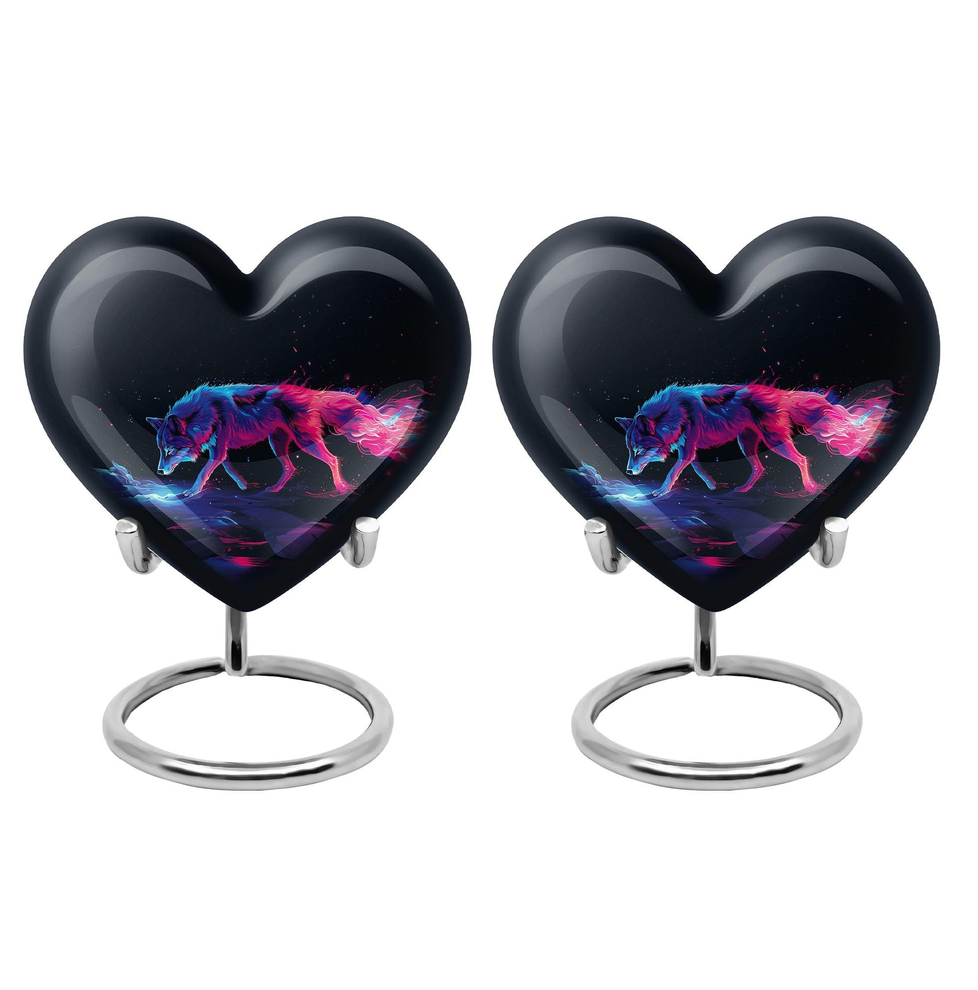 Wolf Cremation Urns For Human Ashes - Memorial Urn for Adults