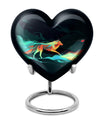 Colorful Wolf Cremation Urn for Human Ashes - Urn for Mom and Dad
