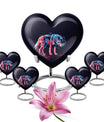 Neon Wolf Cremation Urns For Human Ashes - Memorial Urn for Mom & Dad