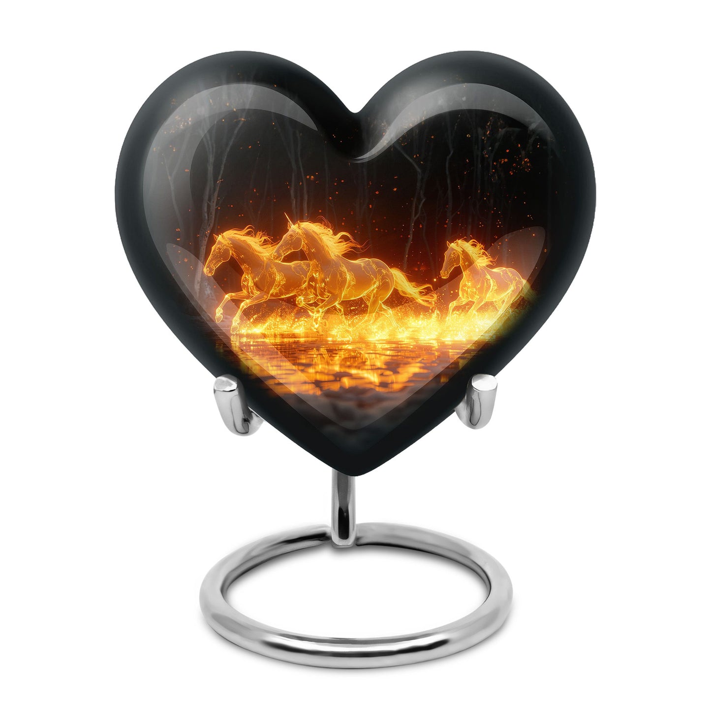 Personalized Horse Cremation Urn for Human Ashes - 10-inch, 200 cu in - Yatskia