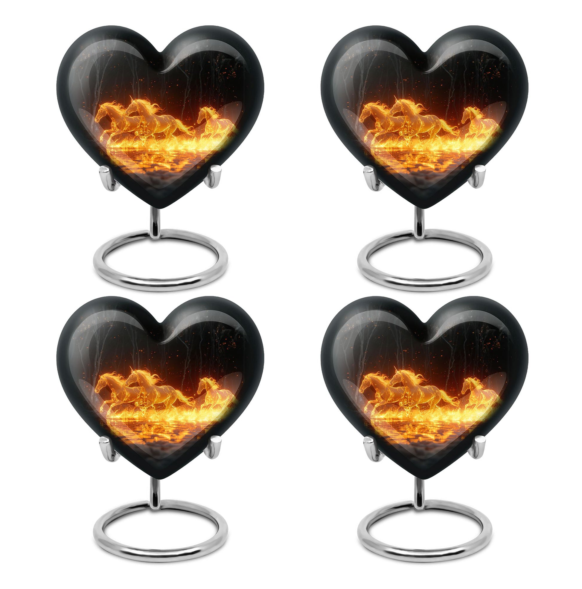 Luminous Ember Gallop Horse Cremation Urns For Human Ashes - Large Urn Mom