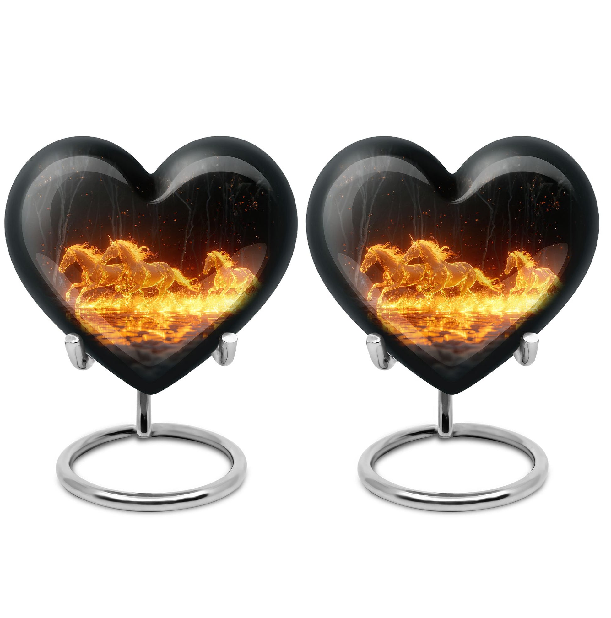 Luminous Ember Gallop Horse Cremation Urns For Human Ashes - Large Urn Mom