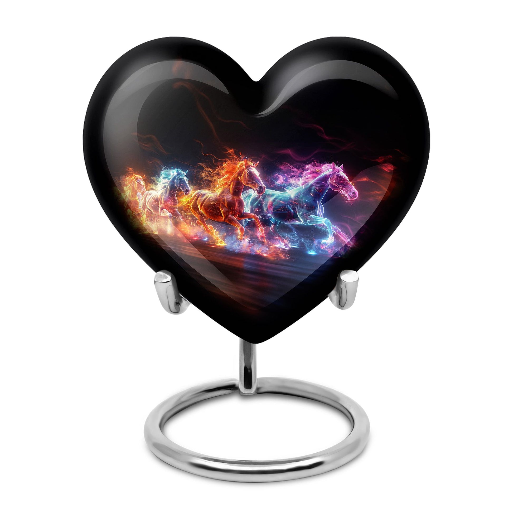 Running Horses Cremation Urns For Human Ashes - Burial Urns For Adult