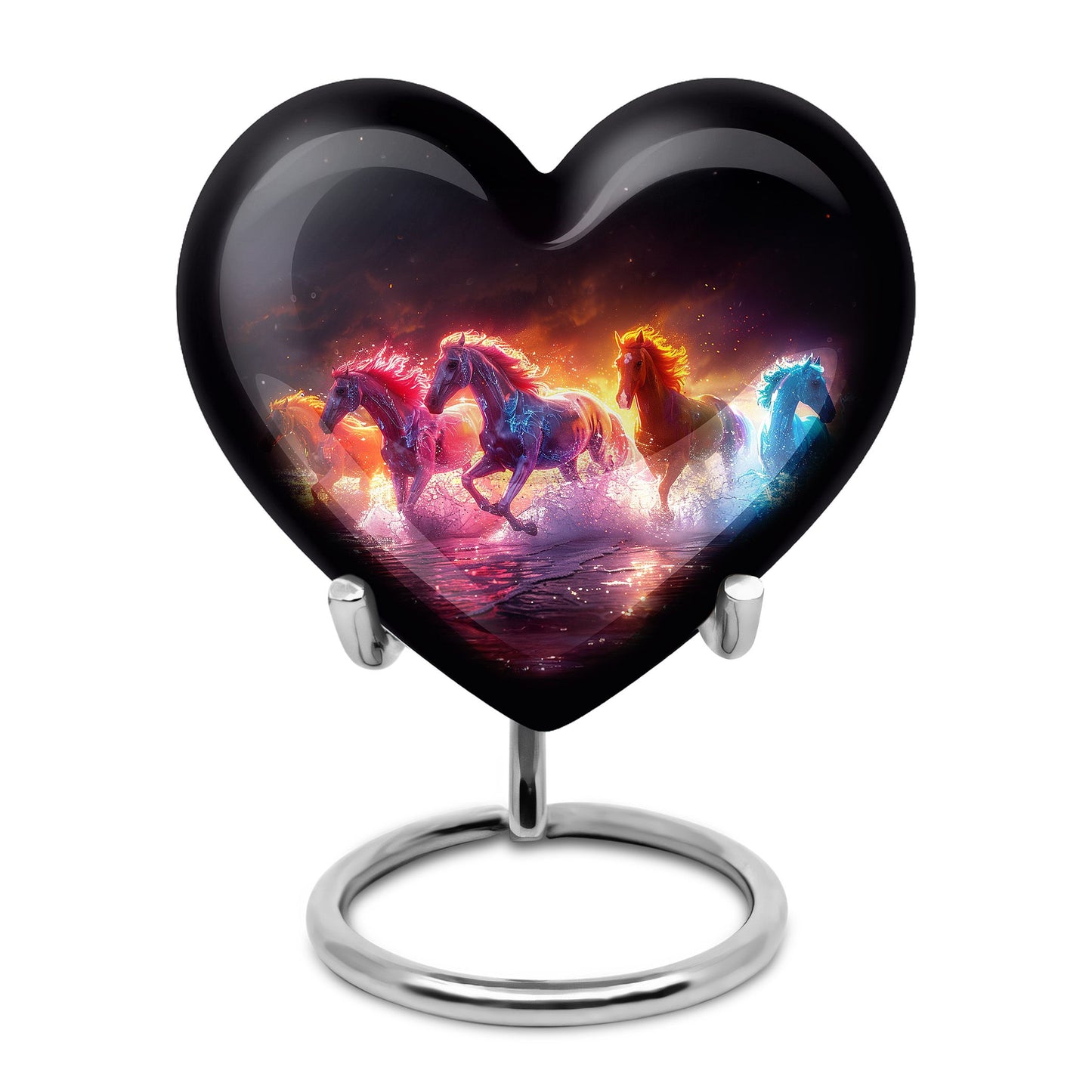 Personalized Horse Cremation Urn for Human Ashes - 10-inch, 200 cu in - Yatskia