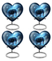 Blue Elephant Galaxy Cremation Urns For Human Ashes - Urns For Men & Women