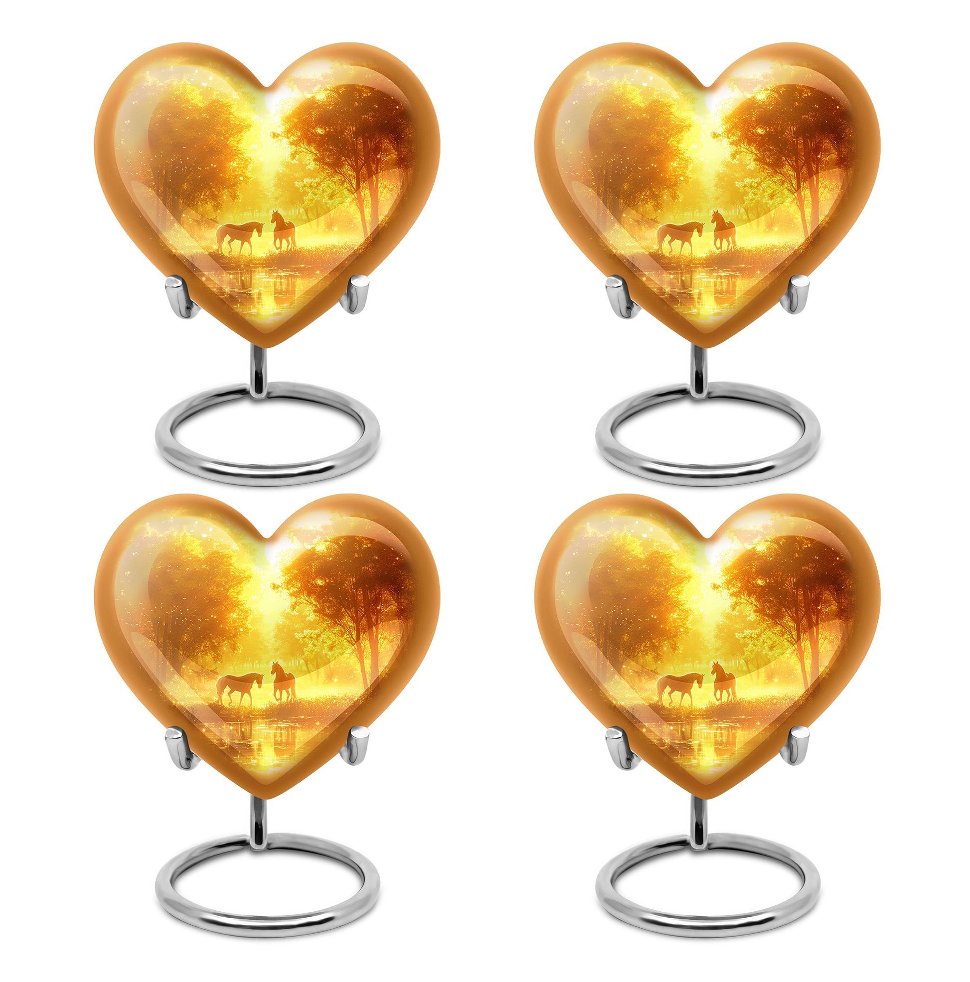 Golden Forest Serenity Cremation Urns For Human Ashes - Funeral Urn