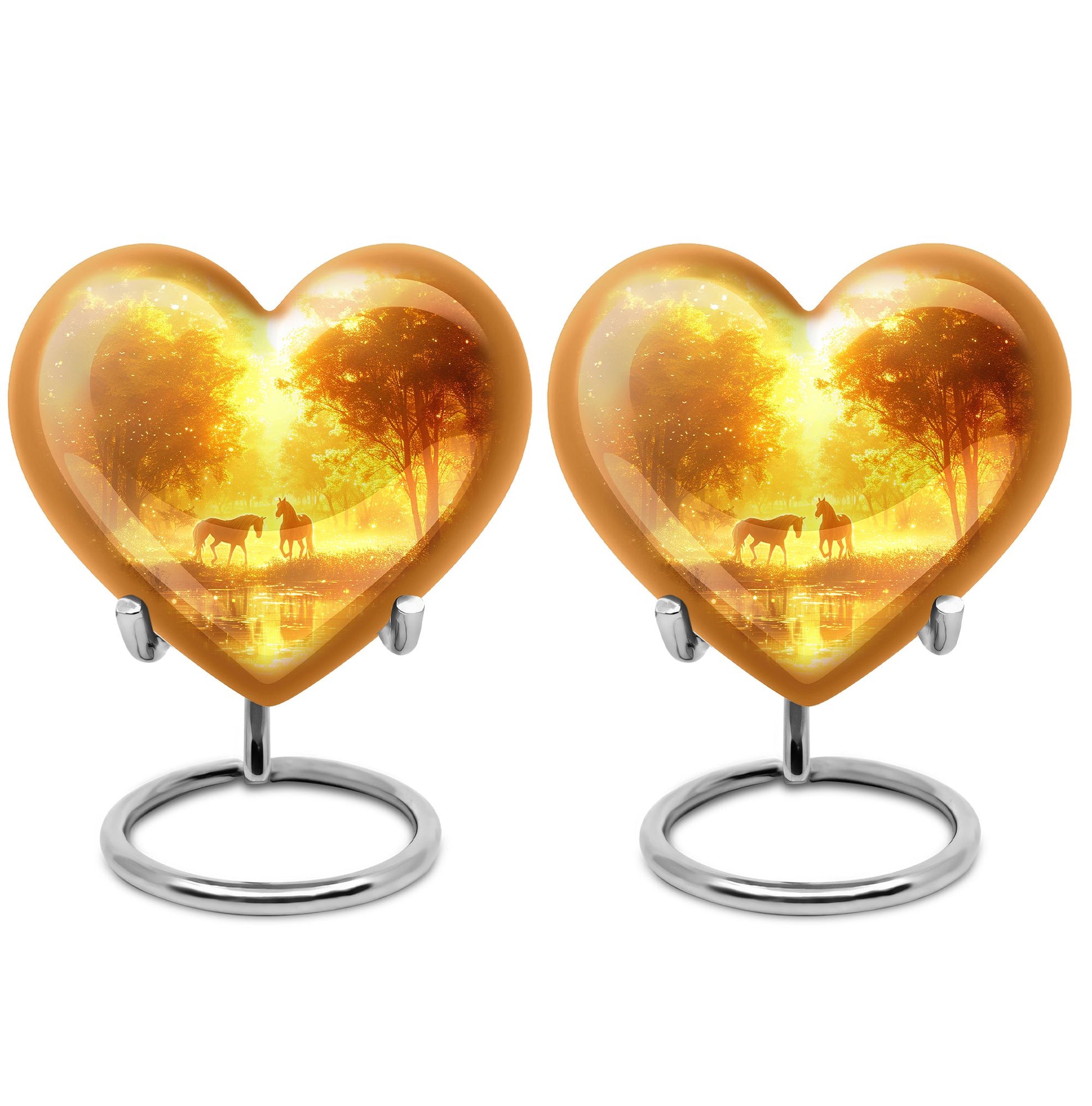 Golden Forest Serenity Cremation Urns For Human Ashes - Funeral Urn