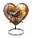 Autumn Magic Horse Cremation Urns For Human Ashes - Funeral Urns For Adult