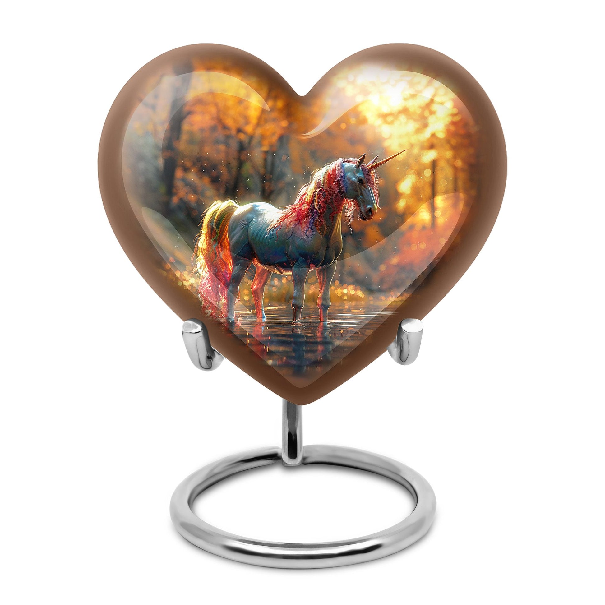 Autumn Magic Horse Cremation Urns For Human Ashes - Funeral Urns For Adult