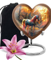 Autumn Magic Horse Cremation Urns For Human Ashes - Funeral Urns For Adult