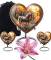 Autumn Magic Horse Cremation Urns For Human Ashes - Funeral Urns For Adult