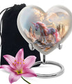 Pink Unicorn Cremation Urn For Women – Fantasy Tribute Urn For Funeral
