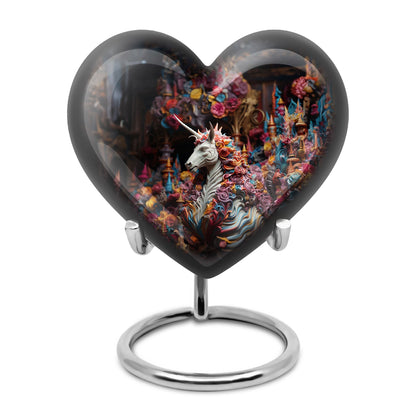 Personalized Horse Cremation Urn for Mom - 10-inch, 200 cu in - Yatskia