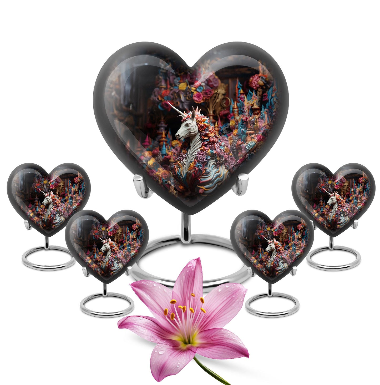 Personalized Horse Cremation Urn for Mom - 10-inch, 200 cu in - Yatskia