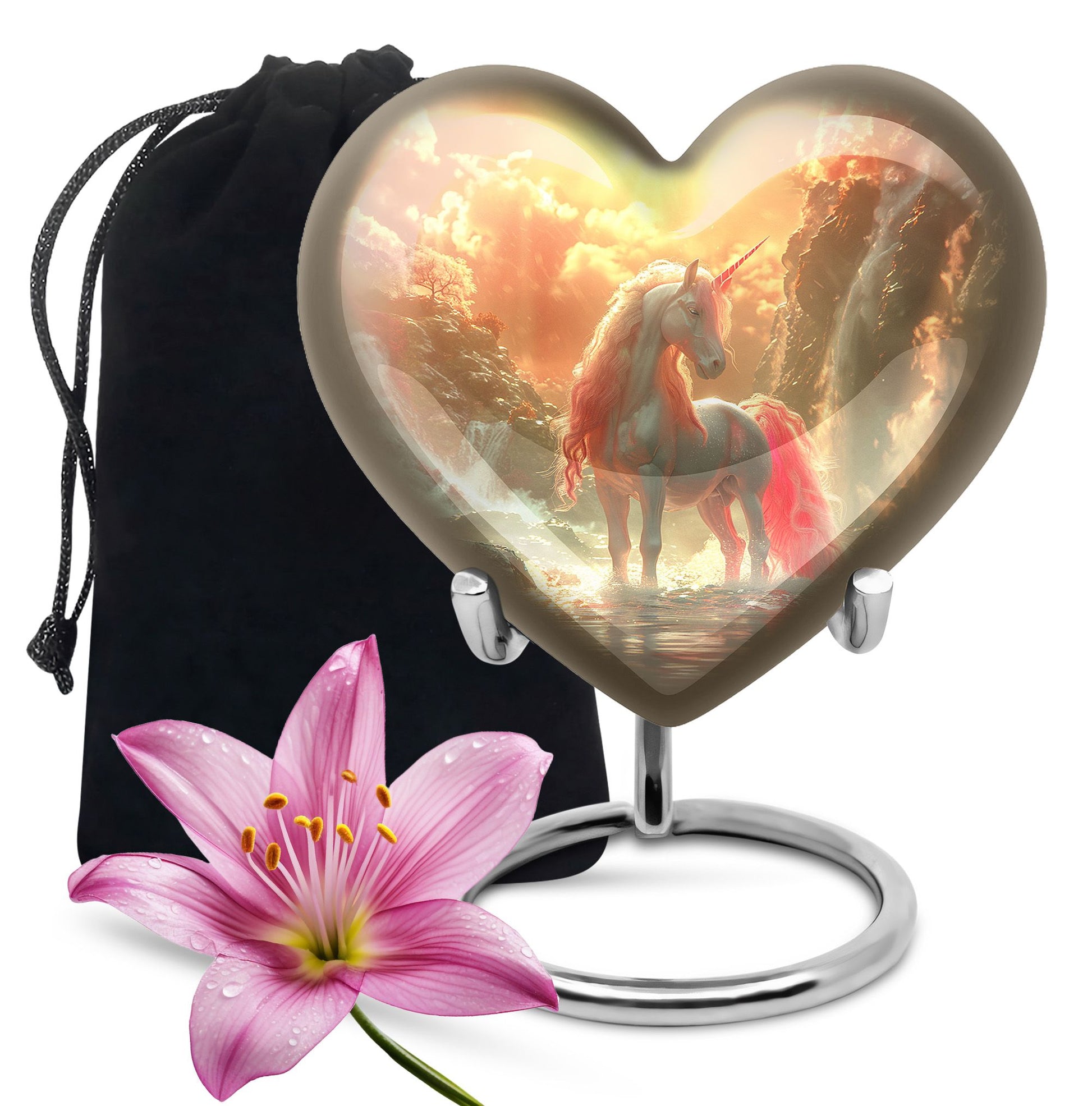 Mystical Dawn Unicorn Cremation Urns For Human Ashes - Large Urn For Mom