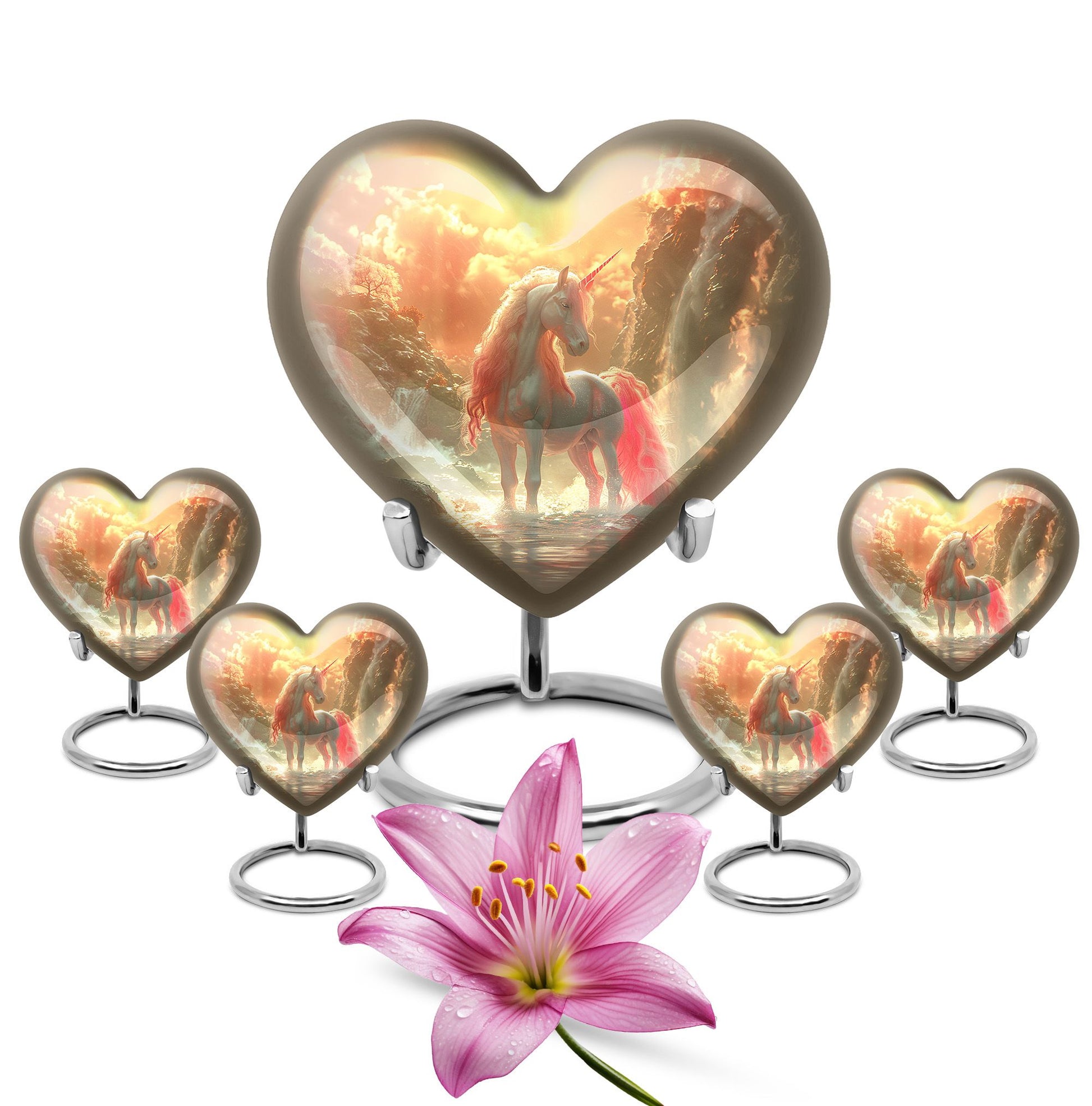 Mystical Dawn Unicorn Cremation Urns For Human Ashes - Large Urn For Mom