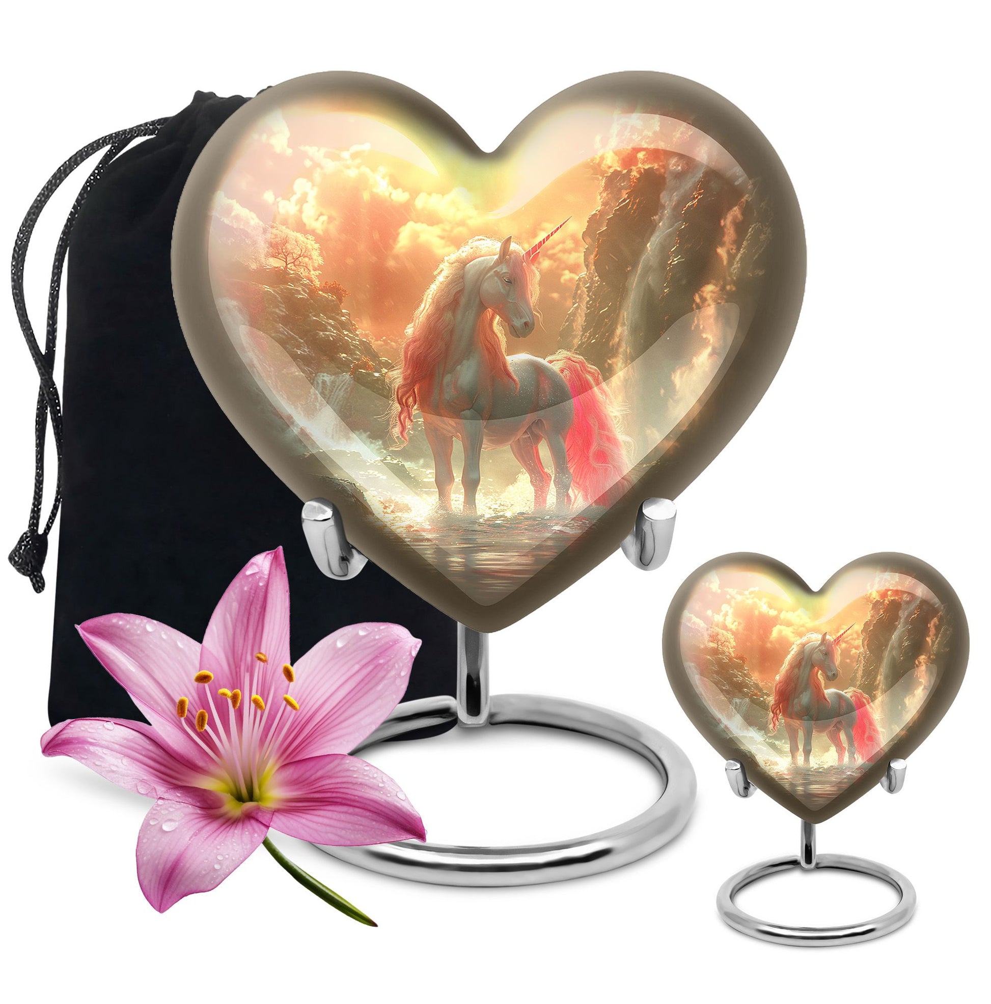Mystical Dawn Unicorn Cremation Urns For Human Ashes - Large Urn For Mom