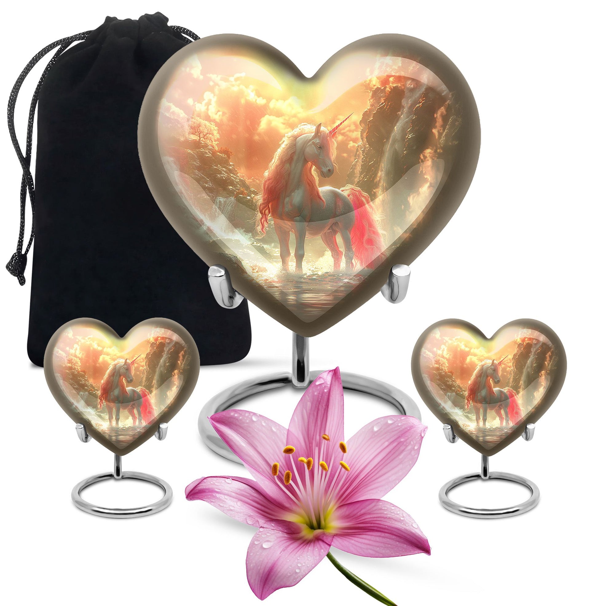 Mystical Dawn Unicorn Cremation Urns For Human Ashes - Large Urn For Mom