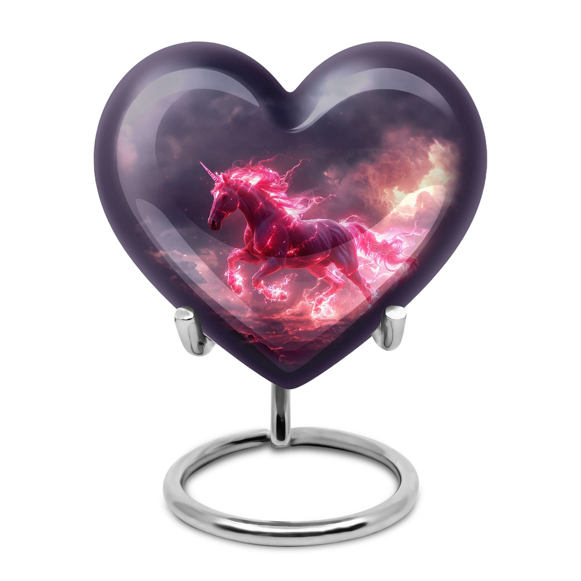 Neon Unicorn Cremation Urns For Human Ashes - Funeral Urns For Men